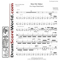 Five Finger Death Punch - Meet My Maker | Drum Sheet